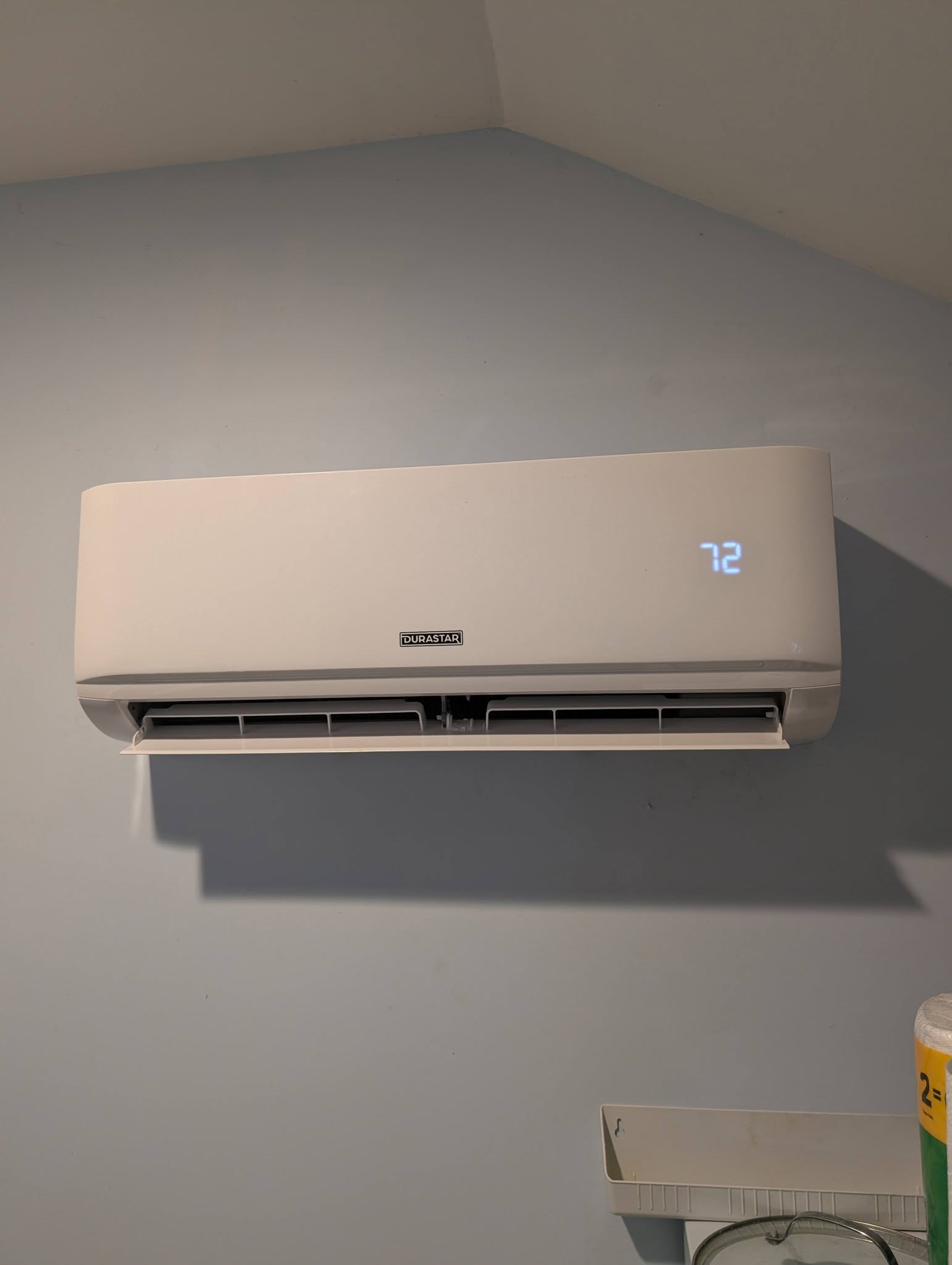 Indoor Durastar ductless mini-split installed by Leser's Heating and Air